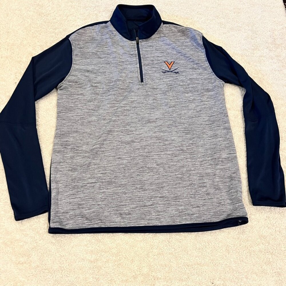 University of Virginia Quarter Zip Size Small